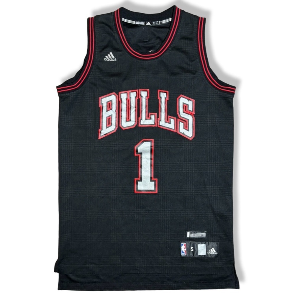 Vintage Adidas D Rose Chicago Bulls Basketball Jersey